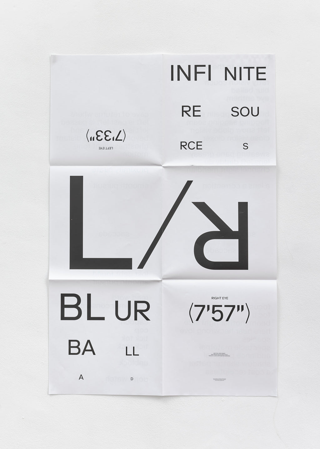 Nikita Gale, INFINITE RESOURCES, BLUR BALLAD, 2023