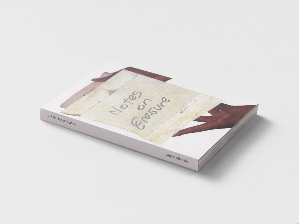 Jasper Marsalis, Crater Speak: Notes on Erasure, 2025