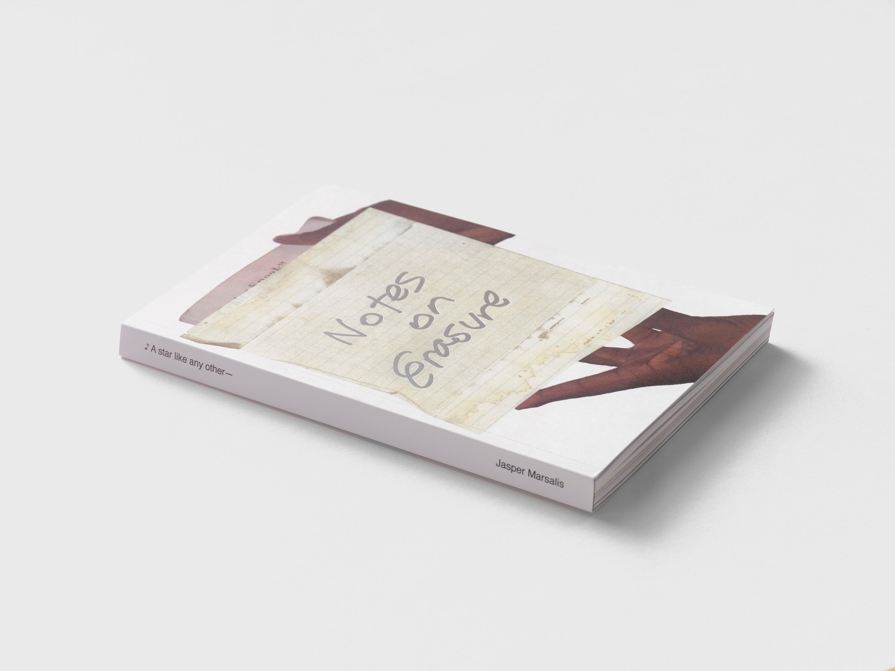 Jasper Marsalis, Crater Speak: Notes on Erasure, 2025
